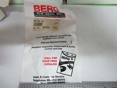 MICROSCOPE PART SMALL BEARING BERG RIS-4 OLD STOCK AS IS BIN#S2-02