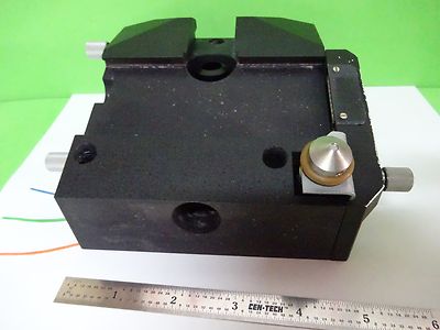 MICROSCOPE PART POLYVAR REICHERT LEICA NOSEPIECE HOLDER AS IS BIN#W2-02