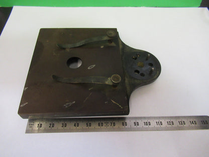 Bausch & Lomb Stage Table Antique Microscope Part Optics
