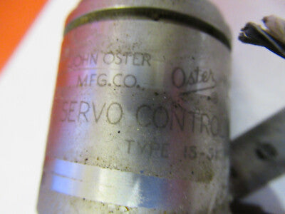 SERVO MOTOR SYNCHRO 115V 400Hz AIRCRAFT PART OSTER 15-5153-10 AS PIC &8z-a-37
