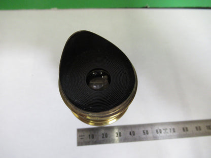 ANTIQUE BRASS OCULAR EYEPIECE LENS COLLINS LONDON UK MICROSCOPE PART X3-B-15