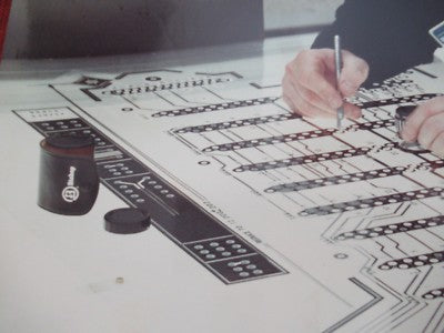 LARGE COLLECTABLE NORTHROP GRUMMAN ENGINEERS 1980's VINTAGE PHOTOGRAPH &BLI