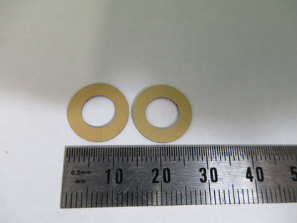 Blank Piezoelectric pair Quartz Crystal X-cut Gold Plated Piezo Sensor