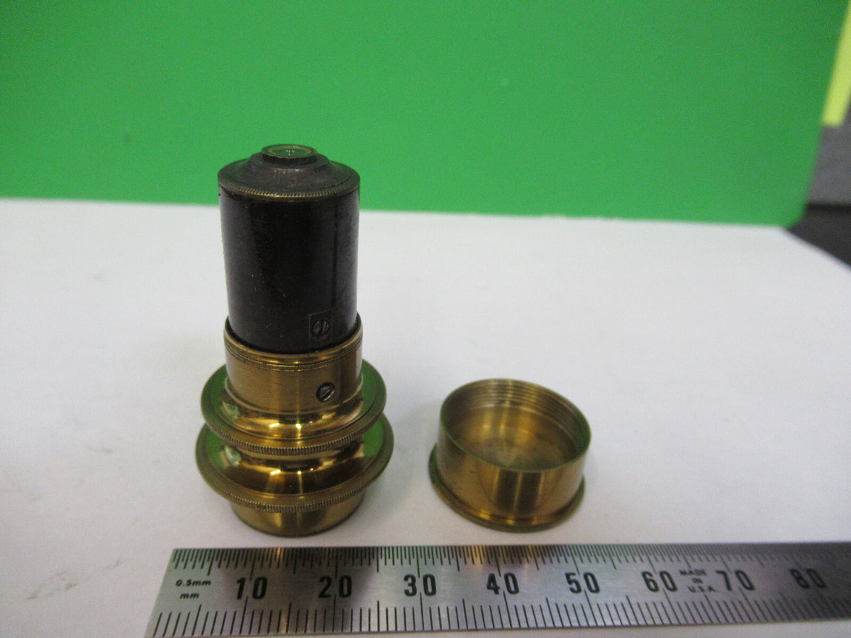 Antique Brass England Rj Beck UK objective Microscope Part