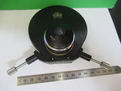 WILD HEERBURGG PHASE CONTRAST CONDENSER MICROSCOPE PART AS PICTURED &S8-A-81