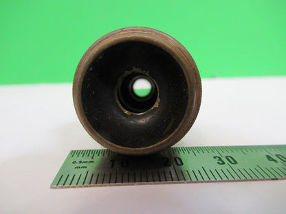 ANTIQUE BRASS OBJECTIVE BAUSCH LOMB MICROSCOPE PART AS PICTURED X6-A-52