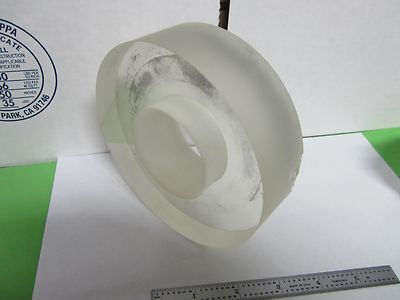 OPTICAL LARGE DONUT PLANO LENS LASER OPTICS DWR#3-D-05