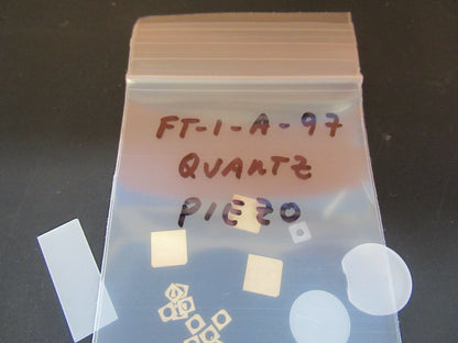 LOT ASSORTED PIEZO QUARTZ PIEZOELECTRIC BLANKS ULTRASONIC SENSOR &FT-1-A-97