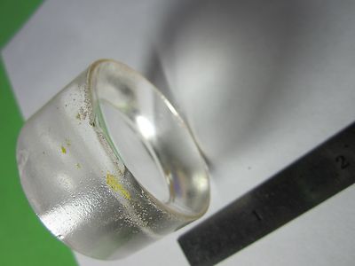 Optical PlanO Concave Lens chipped on edge Mil Spec Laser Optics