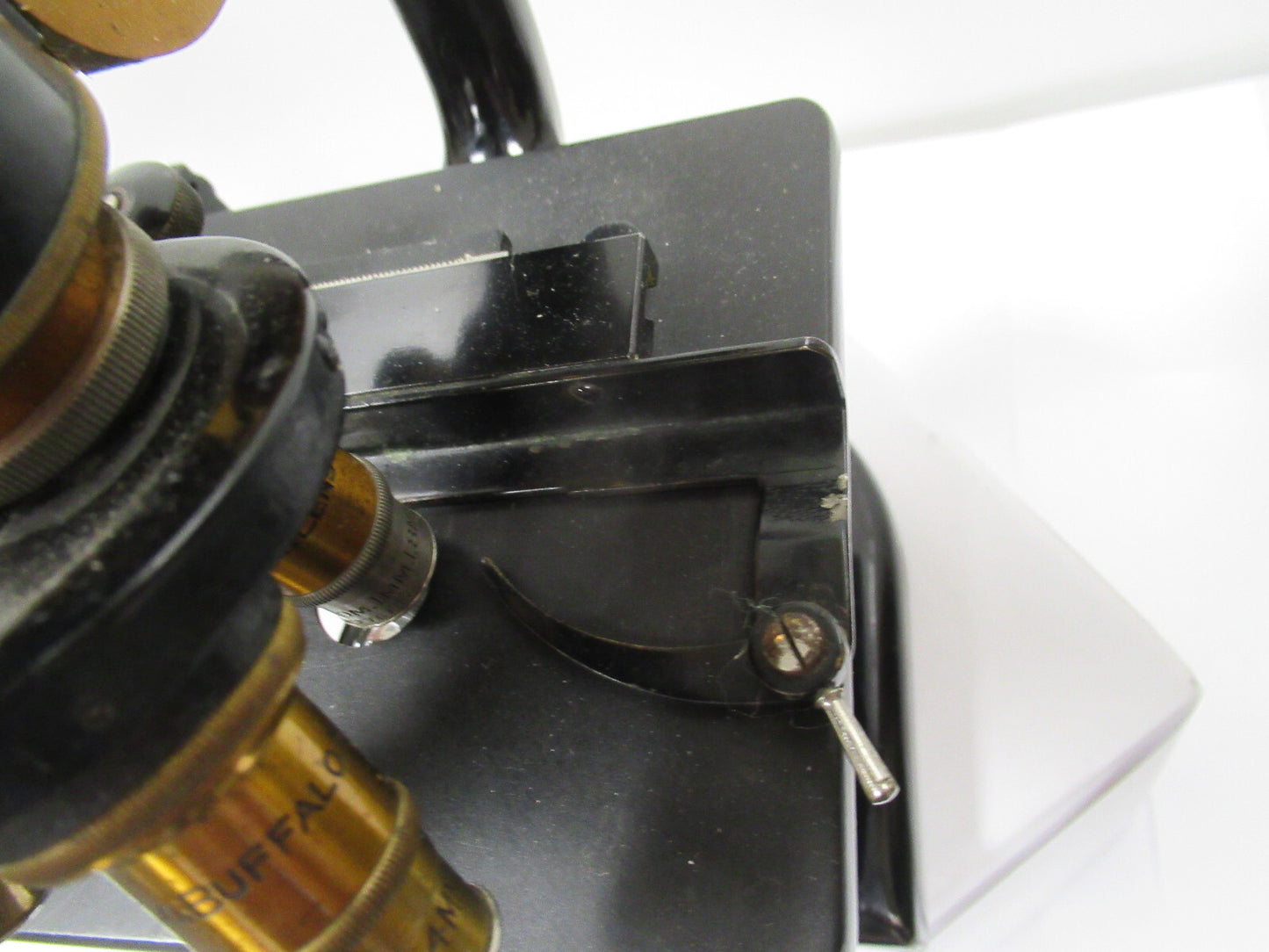 ANTIQUE BRASS SPENCER 1926 circa MICROSCOPE as shown OPTICS #LOBBY