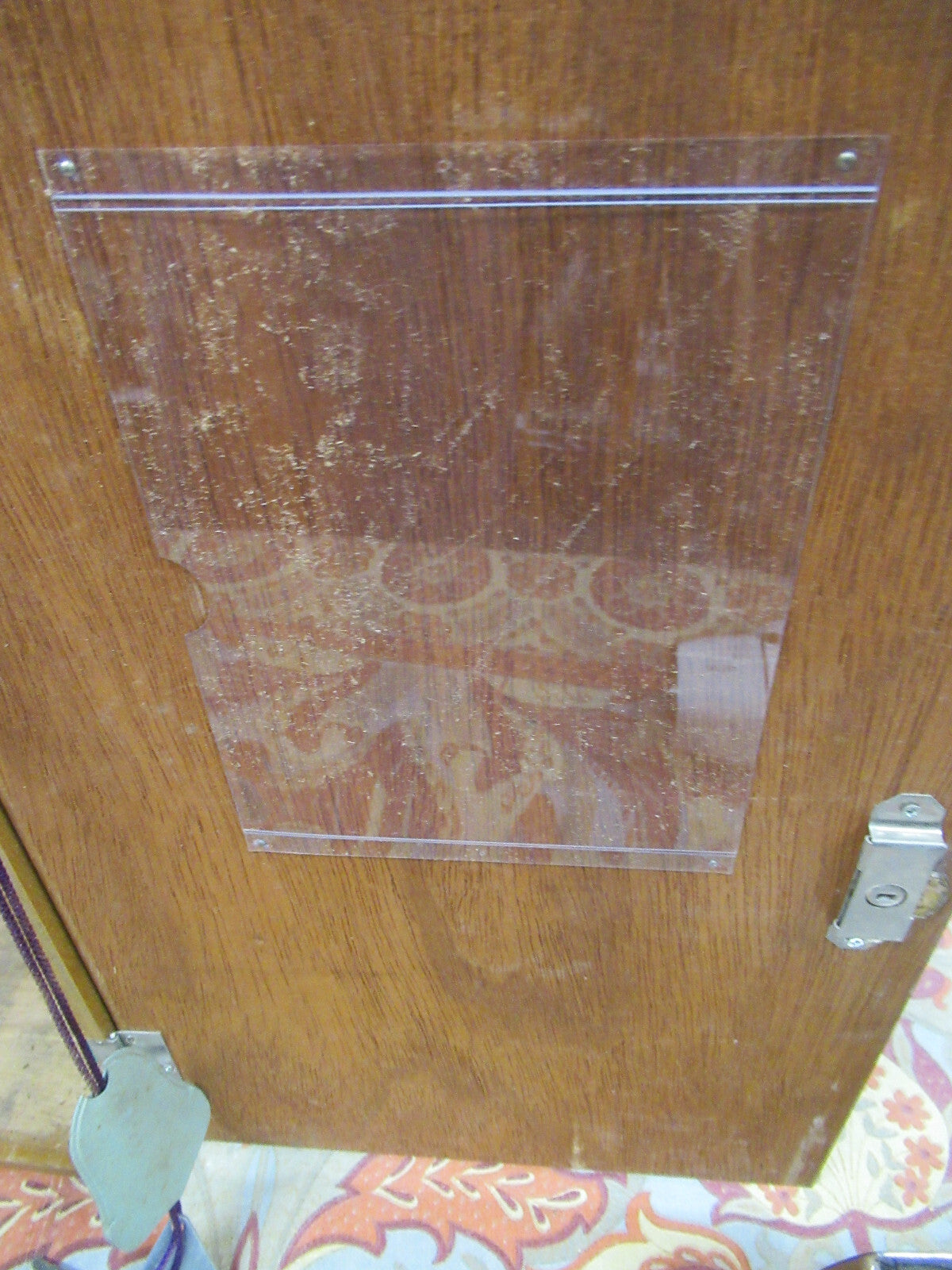 Empty Wood Cabinet for Antique Nikon Japan Microscope Part