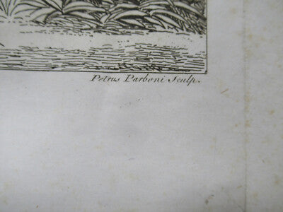 ANTIQUE ETCHING ITALIA ROME CIRCA 1810 GASPARD DUGHET PIETRO PARBONI AS PIC vii
