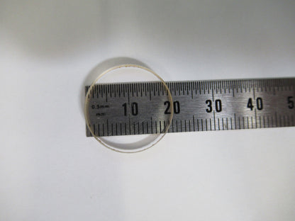 FLAT OPTICAL LENS BK7 GLASS 20mm DIAMETER OPTICS AS PICTURED X4-A-51