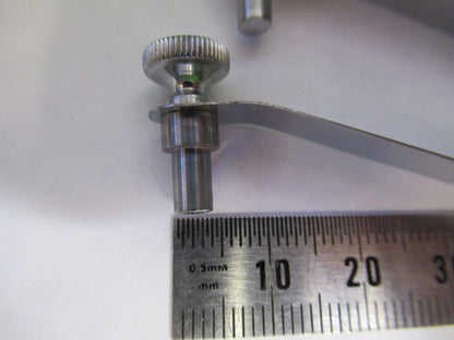 ANTIQUE SEIBERT WETZLAR GERMANY PAIR CLIPS MICROSCOPE PART AS PICTURED U9-A-06
