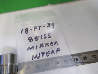 CARL ZEISS INTERFEROMETER MIRROR OPTICS MICROSCOPE PART AS PICTURED 18-ft-39