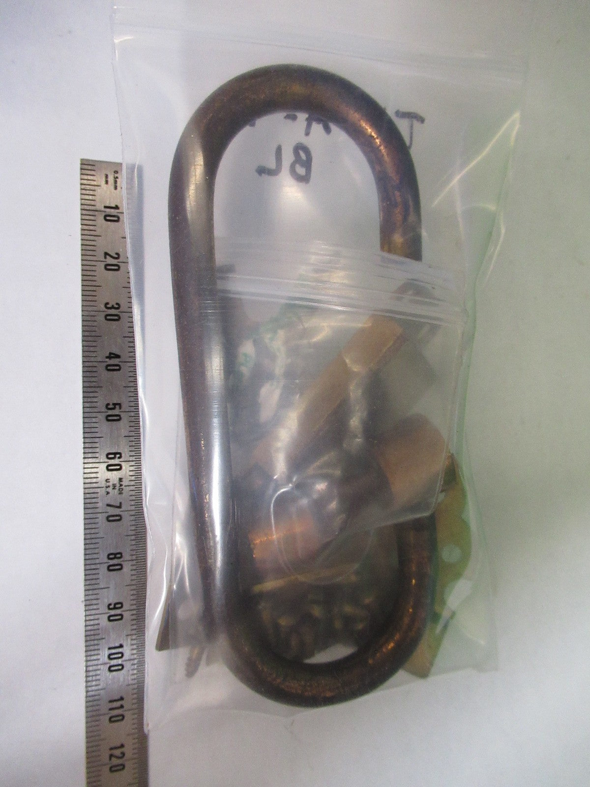 ANTIQUE BAUSCH LOMB LOCK + HINGES HANDLE MICROSCOPE PART AS PICTURED T4-A-40