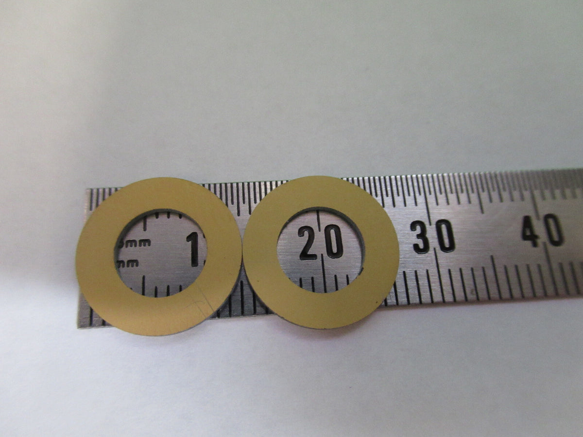 Blank Piezoelectric pair Quartz Crystal X-cut Gold Plated Piezo Sensor