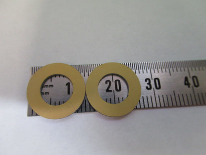 Blank Piezoelectric pair Quartz Crystal X-cut Gold Plated Piezo Sensor