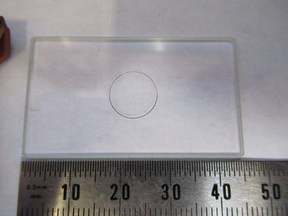 ZEISS GERMANY GLASS RETICLE CROSSHAIR MICROSCOPE PART AS PICTURED V8-B-25