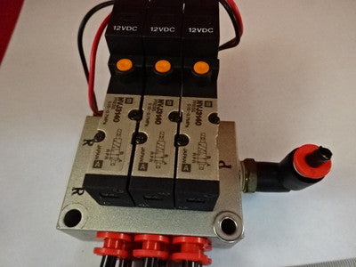 Pneumatic Set of Valves Solenoids Air Control Systems B