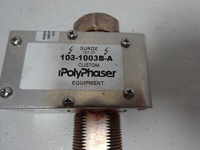 POLYPHASER 103-1003B-A SURGE PROTECTOR LIGHTING AS IS BIN#TC-4-2-H