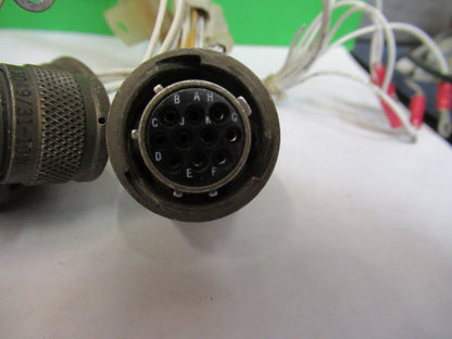 AIRCRAFT PART CUTOFF CABLE HARNESS BELL 206 CONNECTORS AS PICTURED   S7-A-44