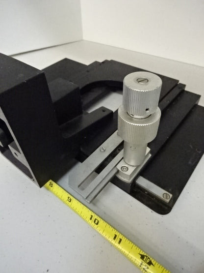 FOR PARTS MICROSCOPE STAGE SPECIMEN TABLE MICROMETER XY UNKNOWN AS IS #TC1-G