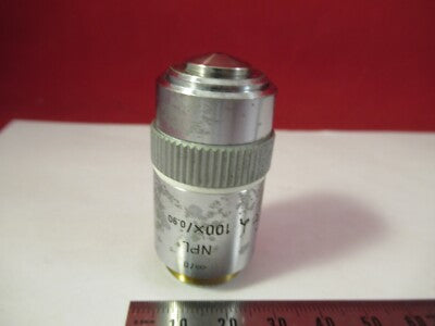 Ernst Leitz Objective 100X Infinity Npl Optics Microscope Part