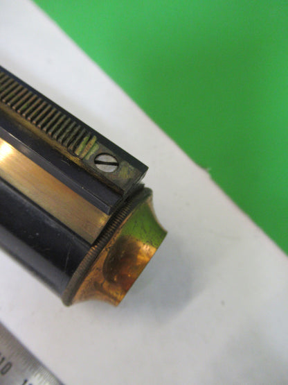 Antique Brass Bausch & Lomb Tubus Microscope Part