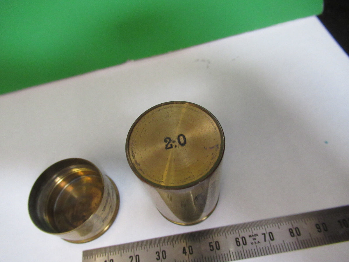 Antique Carl Zeiss AG Jena Empty Canister Microscope Part