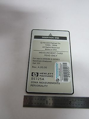 HP MEMORY CARD 85725A CDMA PCMCIA BYTES SRAM  BIN#B2-C-74