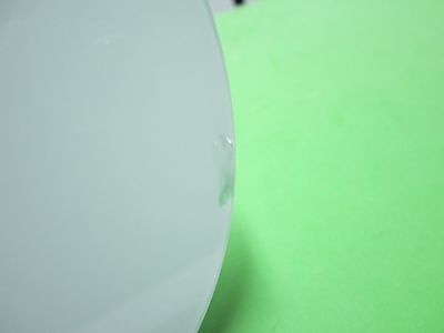 OPTICAL EDMUND SCIENTIFIC OPAL GLASS [chip on edge] LASER OPTICS BIN#R1-26