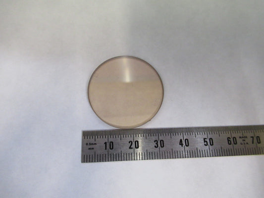 ZEISS GERMANY GLASS FILTER BROWN OPTICS MICROSCOPE PART AS PICTURED V8-B-29
