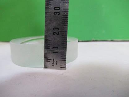 OPTICAL 50mm DIAMETER CONVEX CONCAVE  THICK LENS LASER OPTIC AS PICTURED Q7-B-50