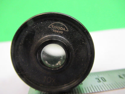 Tiyoda Japan Eyepiece 10X Lens Optics Microscope Part