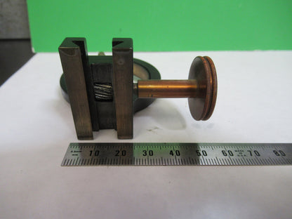 ANTIQUE BAUSCH LOMB CONDENSER HOLDER MICROSCOPE PART AS PICTURED H7-B-76