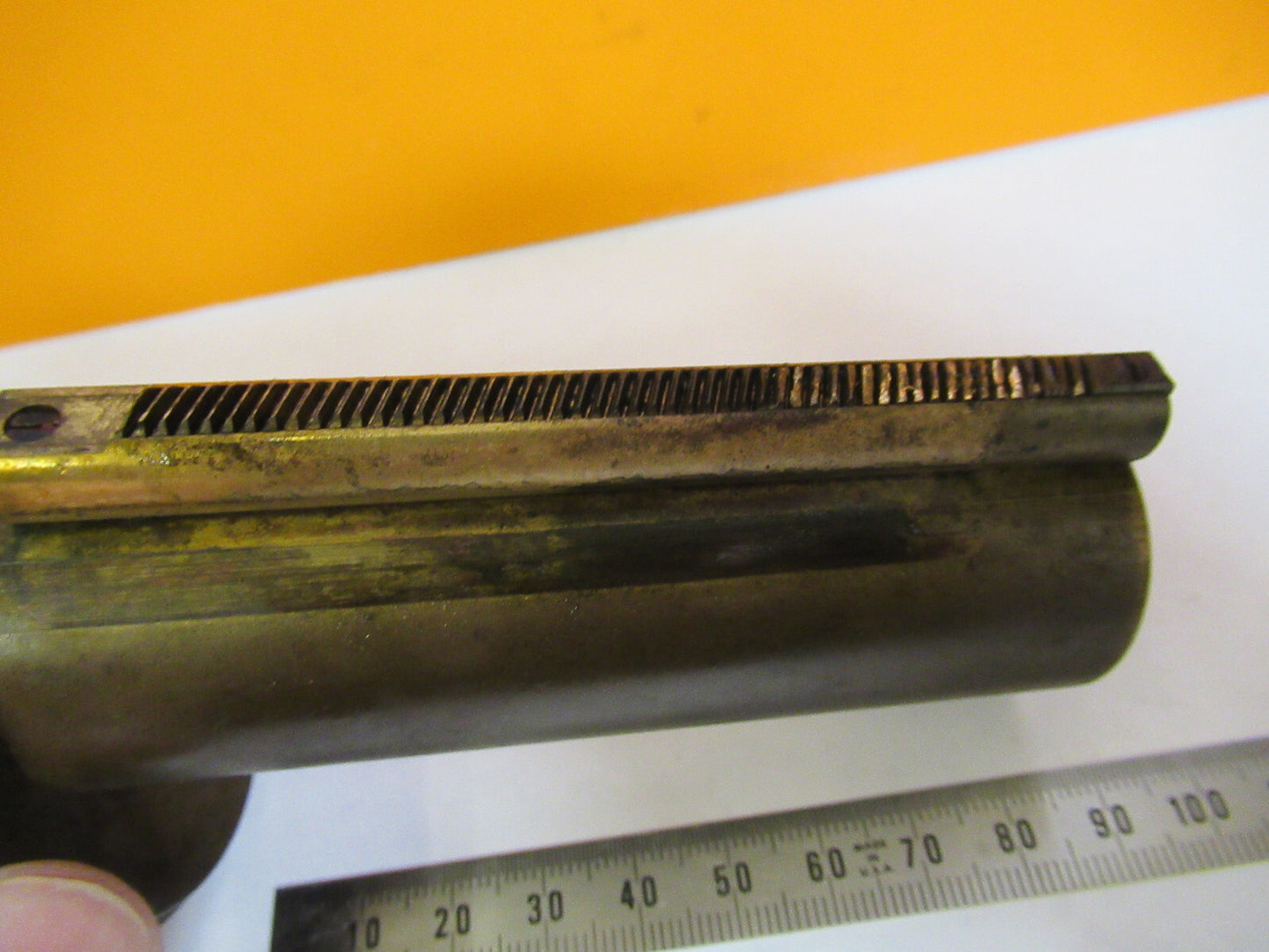 Antique Reichert Austria tubus brass Microscope Part