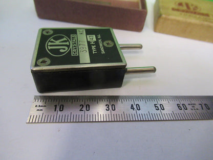 JK JAMES KNIGHT ANTIQUE QUARTZ CRYSTAL FREQUENCY CONTROL AS PICTURED Z6-A-80