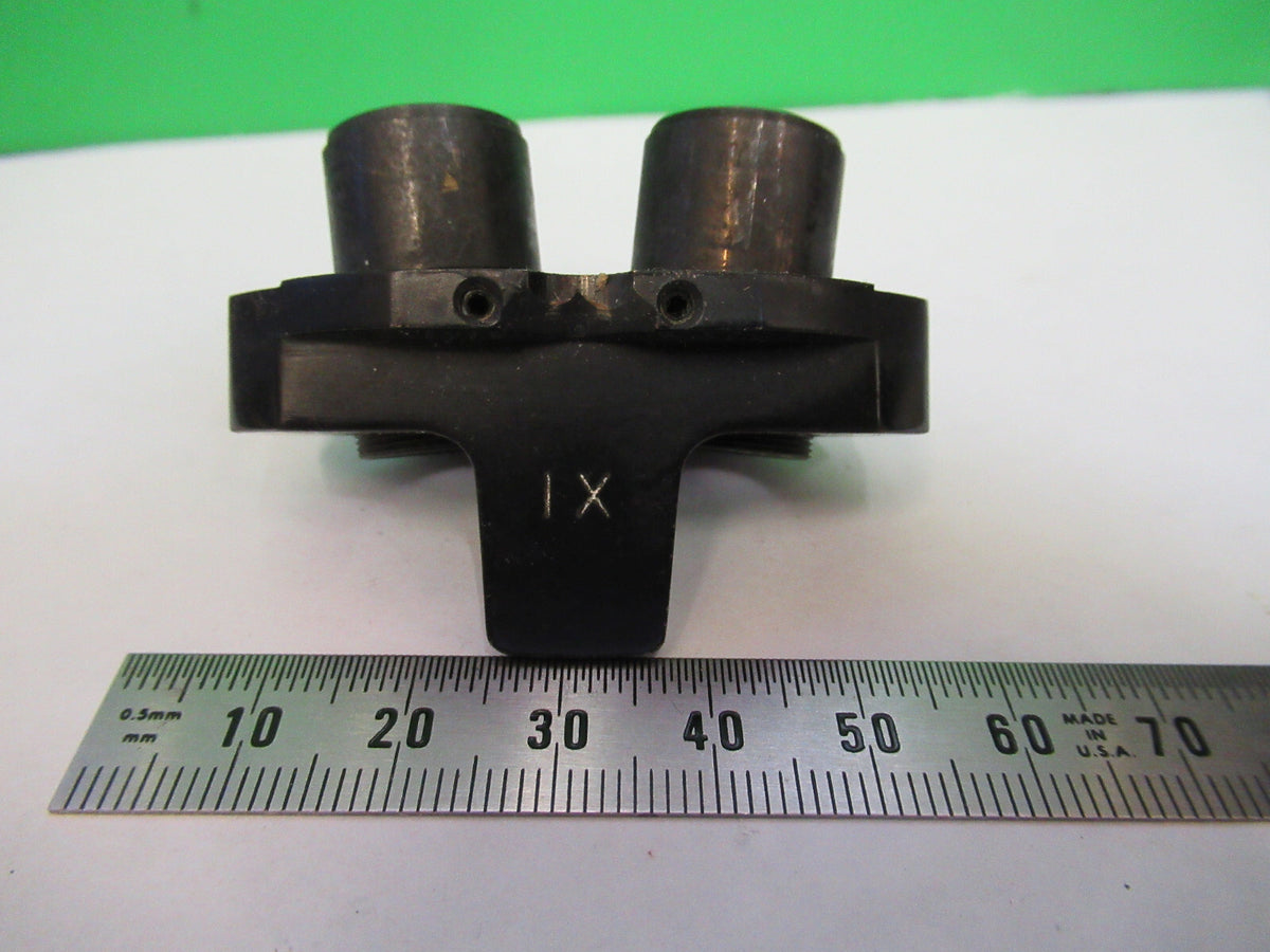 AO 1X ANTIQUE  STEREO OBJECTIVE LENS MICROSCOPE PART as pictured X7-A-52