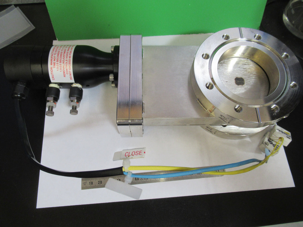 NOR-CAL HIGH VACUUM VALVE GVMP-2502-CF  HEAVY STAINLESS STEEL AS PICTURE W1-B-18