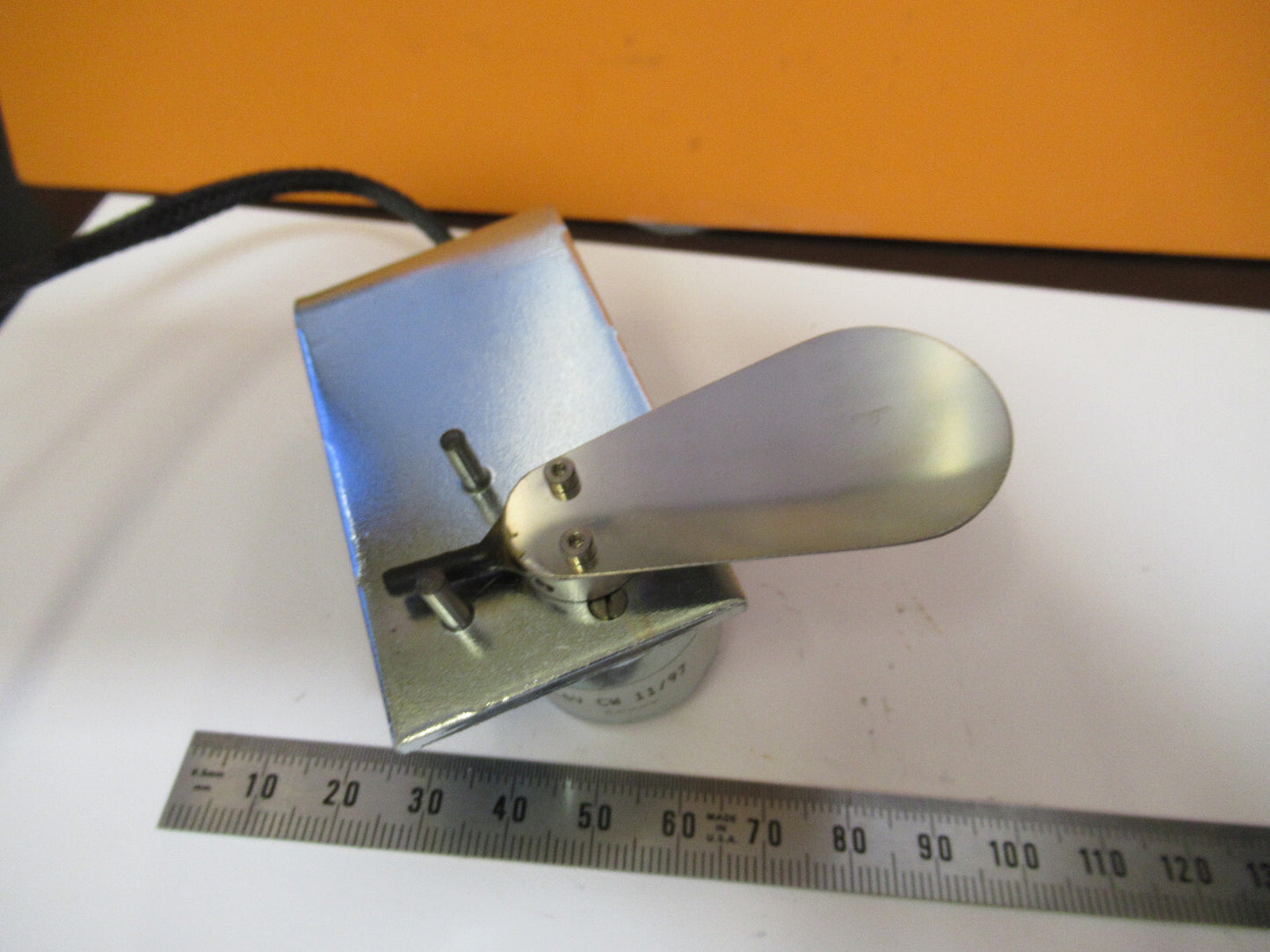 OPTICAL METAL SHUTTER SOLENOID 6V LASER OPTICS AS PICTURED Y2-A-34