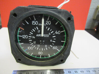 BELL 206 INDICATOR AIRSPEED MANOMECO 8000 AIRCRAFT  PART AS PICTURED &C1-A-12