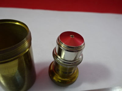 Antique Brass Objective Homg 2mm Ernst Leitz ?? Germany Microscope Part