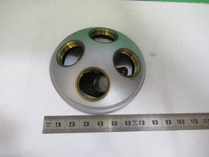 NIKON JAPAN NOSEPIECE MICROSCOPE PART AS PICTURED AS PICTURED W3-C-37