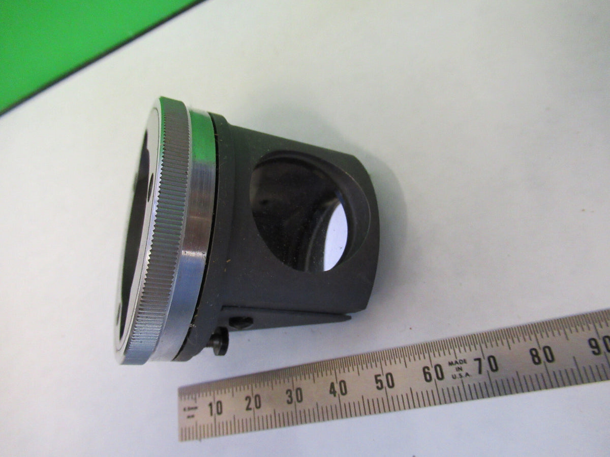 CARL ZEISS GERMANY ILLUMINATOR LENS + IRIS MICROSCOPE PART AS PICTURED X9-B-27