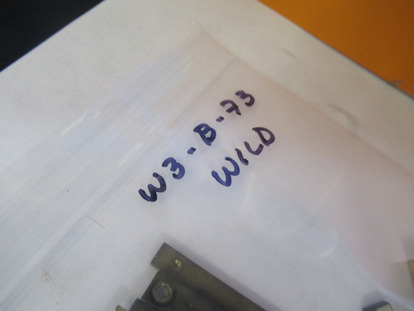 LOT WILD HEERBRUGG M20 BRASS LINEAR GEAR TEETH MICROSCOPE PART AS PIC &W3-B-73