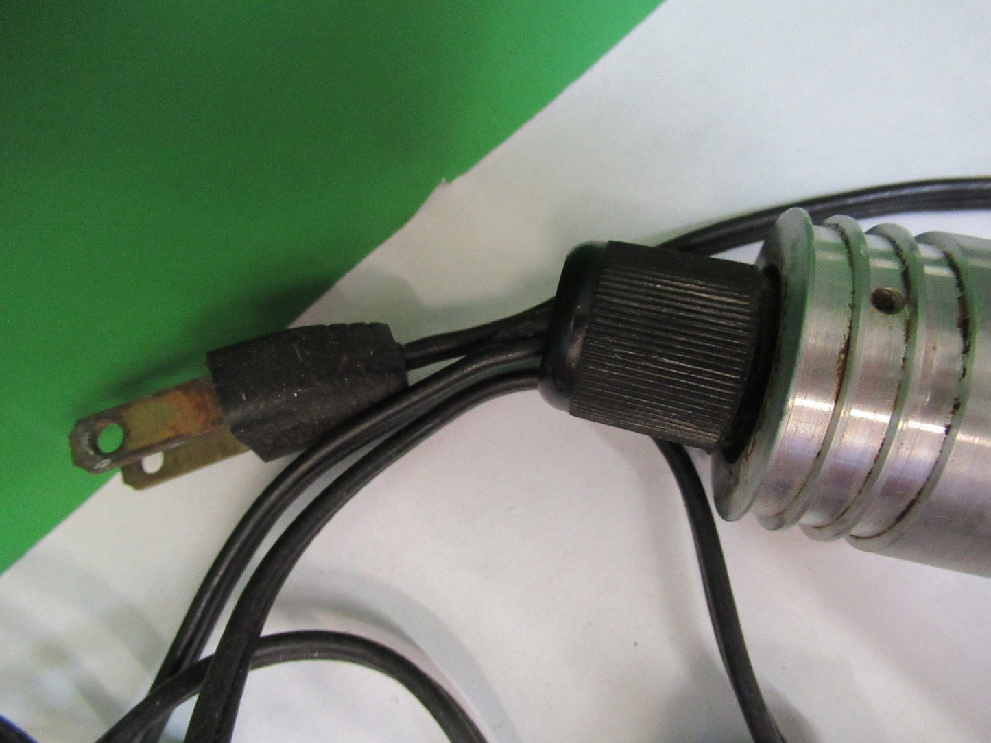 ANTIQUE BRASS AO SPENCER LAMP ASSEMBLY MICROSCOPE PART AS PICTURED V1-A-27