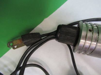 ANTIQUE BRASS AO SPENCER LAMP ASSEMBLY MICROSCOPE PART AS PICTURED V1-A-27