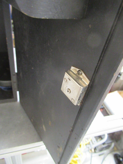 EMPTY AO SPENCER WOOD CABINET BOX WITH KEY MICROSCOPE PART AS PICTURED &TA-5