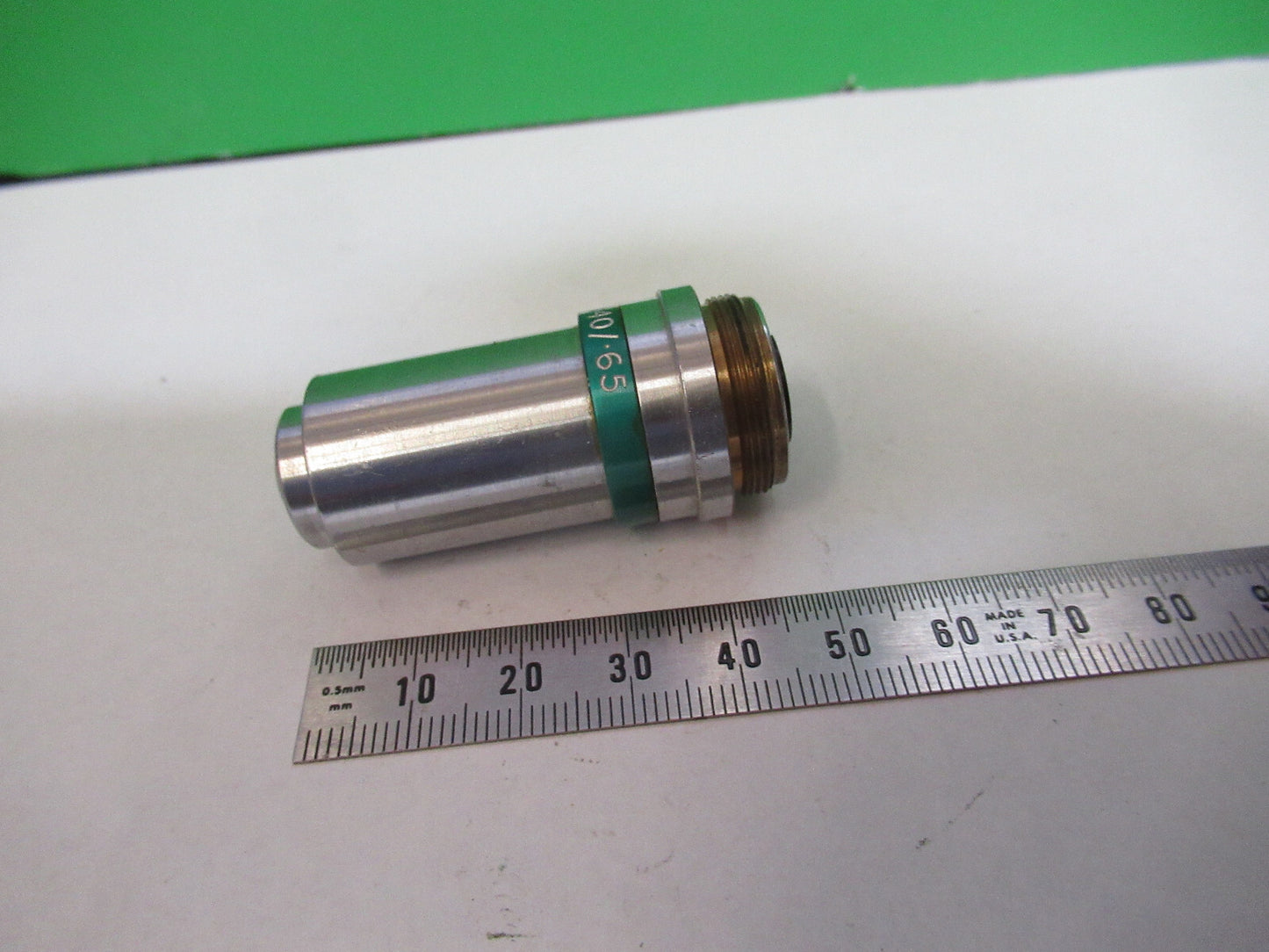 WATSON LONDON  PARA 40X OBJECTIVE OPTICS MICROSCOPE PART AS PICTURED R2-B-81